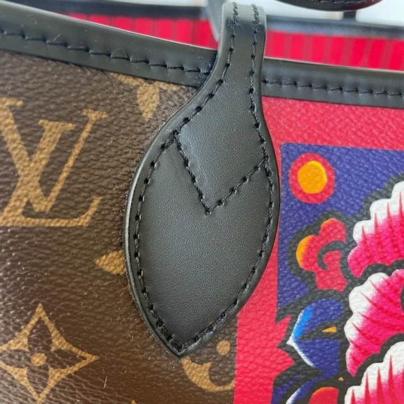 Louis Vuitton kabuki neverfull mm, no pouchette. - Picture 12 of 15